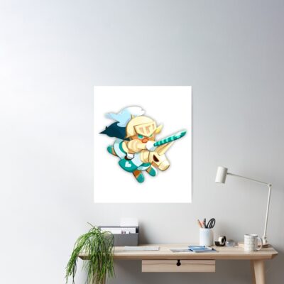 Knight Cookie! Cookie Run Kingdom Poster Official Cookie Run Kingdom Merch