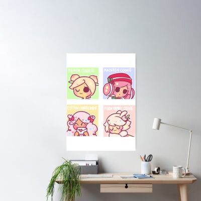 Cookie Run Kingdom Poster Official Cookie Run Kingdom Merch