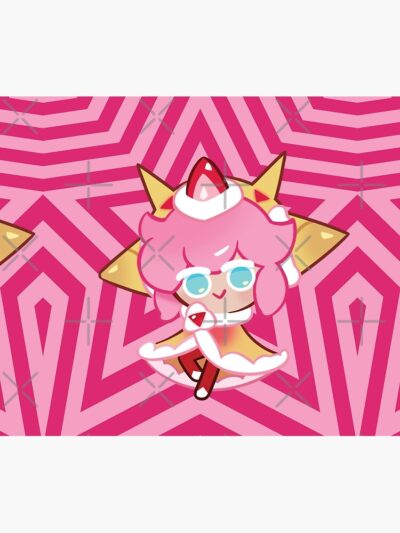 Strawberry Crepe Cookie! Cookie Run Kingdom Tapestry Official Cookie Run Kingdom Merch