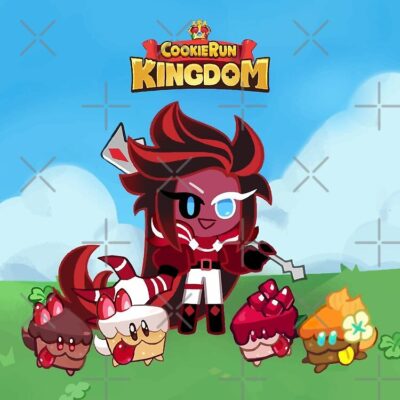 Cookie Run Kingdom Red Velvet With Powers Tote Bag Official Cookie Run Kingdom Merch