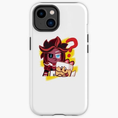 Cookie Run Kingdom Red Velvet Cookie Line Sticker Iphone Case Official Cookie Run Kingdom Merch