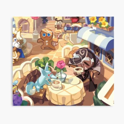 Coookie Run Espresso With Friends Poster Official Cookie Run Kingdom Merch