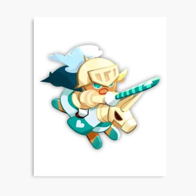 Knight Cookie! Cookie Run Kingdom Poster Official Cookie Run Kingdom Merch