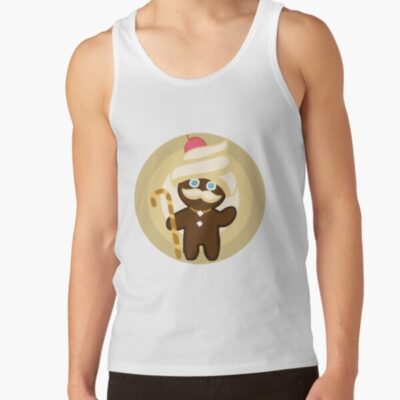 Buttercream Choco Cookie Run Kingdom Cookie With Circles Tank Top Official Cookie Run Kingdom Merch