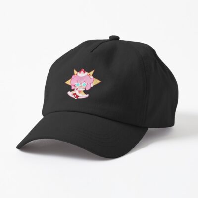 Strawberry Crepe Cookie! Cookie Run Kingdom Cap Official Cookie Run Kingdom Merch