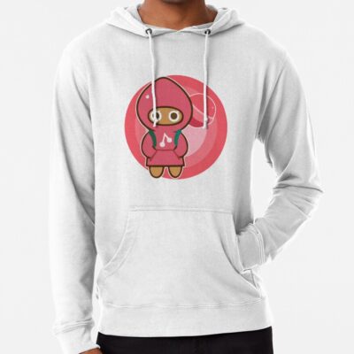 Strawberry Cookie Run Kingdom Pink Cookie With Circles Hoodie Official Cookie Run Kingdom Merch