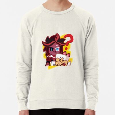 Cookie Run Kingdom Red Velvet Cookie Line Sticker Sweatshirt Official Cookie Run Kingdom Merch