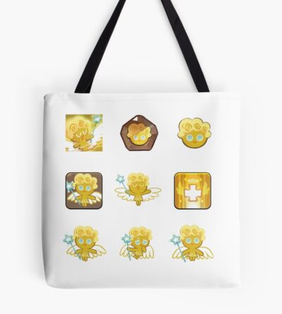 Angel Cookie! Cookie Run Kingdom Sticker Pack Tote Bag Official Cookie Run Kingdom Merch