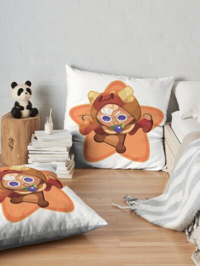 Pancake Cookie Run Kingdom Throw Pillow Official Cookie Run Kingdom Merch