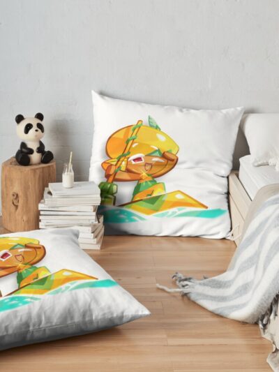 Mango Cookie Throw Pillow Official Cookie Run Kingdom Merch