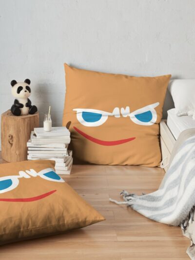 Gingerbrave Cursed Face Throw Pillow Official Cookie Run Kingdom Merch