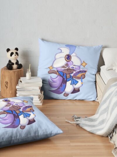 Yogurt Cream Cookie Throw Pillow Official Cookie Run Kingdom Merch