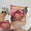 Strawberry Cookie ! Cookie Run Kingdom Throw Pillow Official Cookie Run Kingdom Merch