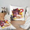 Cookie Run Kingdom Red Velvet Cookie Line Sticker Throw Pillow Official Cookie Run Kingdom Merch