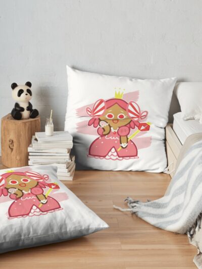 Princess Cookie Run Kingdom Cookie Throw Pillow Official Cookie Run Kingdom Merch