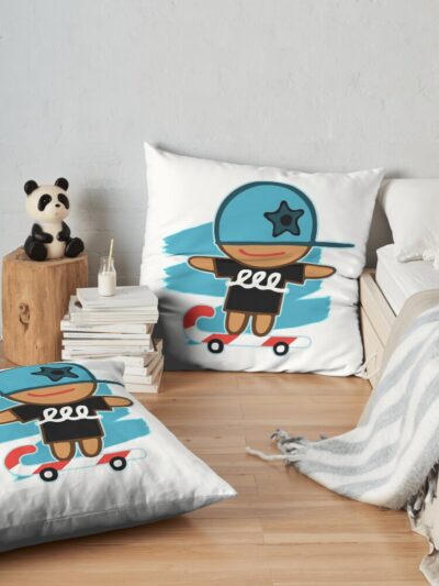 Skater Cookie Run Kingdom Cookie Throw Pillow Official Cookie Run Kingdom Merch