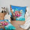 Sorbet Shark Cookie Run (Kingdom) Throw Pillow Official Cookie Run Kingdom Merch