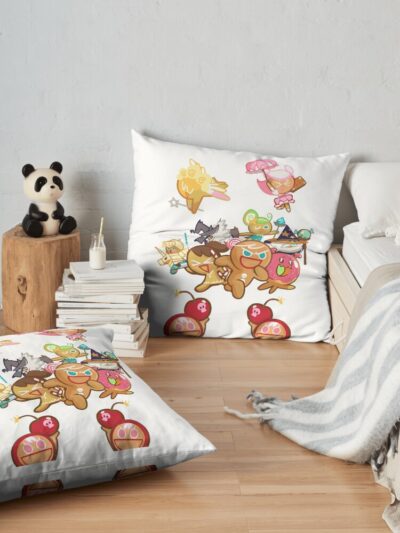 Cookie Run Kingdom Throw Pillow Official Cookie Run Kingdom Merch