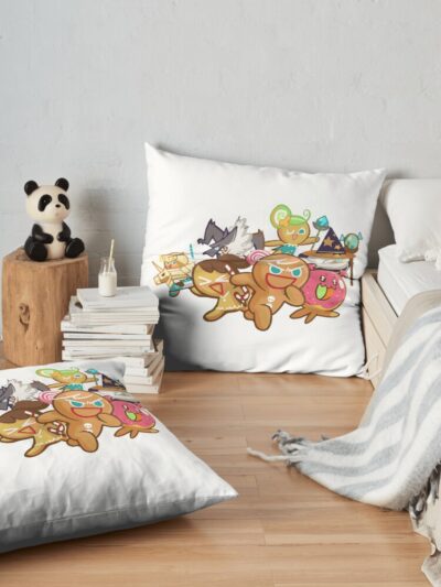 Cookie Run Kingdom Throw Pillow Official Cookie Run Kingdom Merch