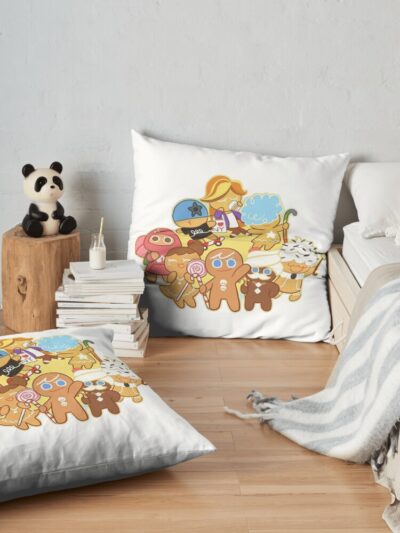 Cookie Run Kingdom Throw Pillow Official Cookie Run Kingdom Merch