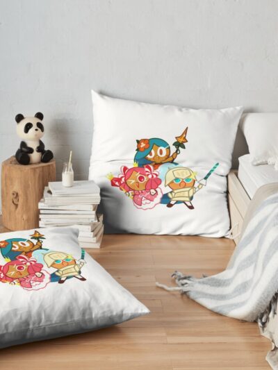 Princess Cookie ! Cookie Run Kingdom Throw Pillow Official Cookie Run Kingdom Merch