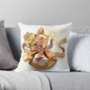 Pure Vanilla Cookie Throw Pillow Official Cookie Run Kingdom Merch