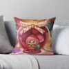 Strawberry Cookie ! Cookie Run Kingdom Throw Pillow Official Cookie Run Kingdom Merch