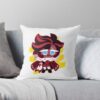 Cookie Run Kingdom Red Velvet Cookie Sticker Throw Pillow Official Cookie Run Kingdom Merch