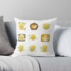 Angel Cookie! Cookie Run Kingdom Sticker Pack Throw Pillow Official Cookie Run Kingdom Merch