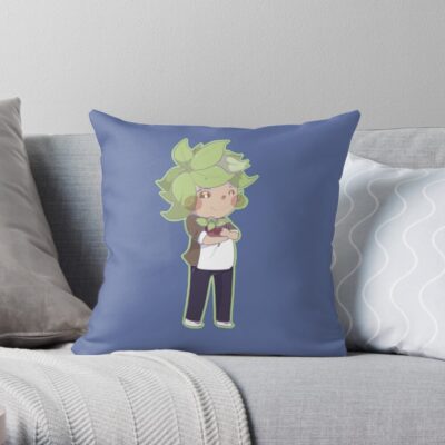 Herb Cookie - Cookie Run Kingdom Throw Pillow Official Cookie Run Kingdom Merch