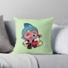 Sorbet Shark Cookie! Cookie Run Kingdom Throw Pillow Official Cookie Run Kingdom Merch