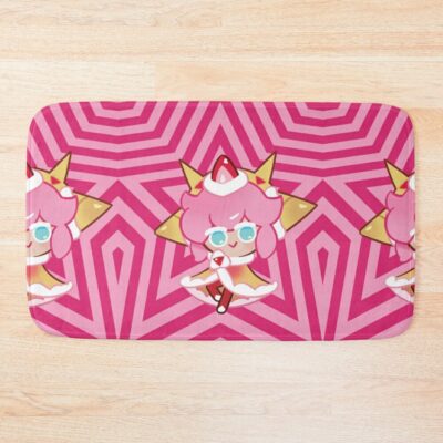 Strawberry Crepe Cookie! Cookie Run Kingdom Bath Mat Official Cookie Run Kingdom Merch