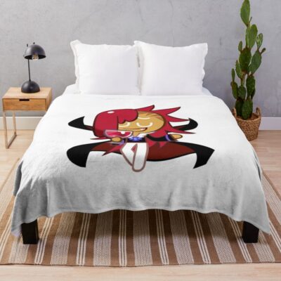 Vampire Cookie! Cookie Run Kingdom Throw Blanket Official Cookie Run Kingdom Merch