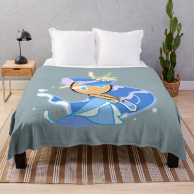 Sea Fairy Cookie Throw Blanket Official Cookie Run Kingdom Merch