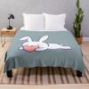 Funny Moon Rabbit Cookie Run Kingdom Throw Blanket Official Cookie Run Kingdom Merch