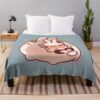 Funny Moon Rabbit Cookie Run Kingdom Throw Blanket Official Cookie Run Kingdom Merch