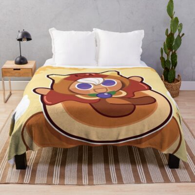 Pancake Cookie Run Kingdom Throw Blanket Official Cookie Run Kingdom Merch