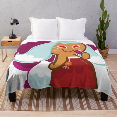 Kumiho Cookie ! Cookie Run Kingdom Throw Blanket Official Cookie Run Kingdom Merch