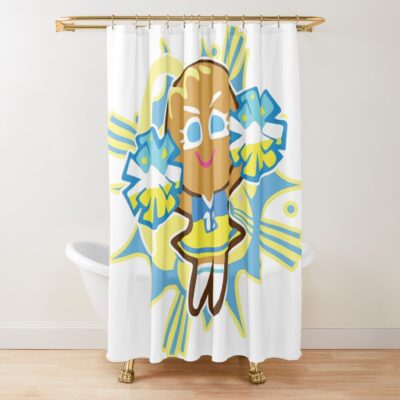 Cheerleader Cookie ! Cookie Run Kingdom Shower Curtain Official Cookie Run Kingdom Merch