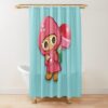 Strawberry Cookie! Kingdom Of Cookie Run Shower Curtain Official Cookie Run Kingdom Merch