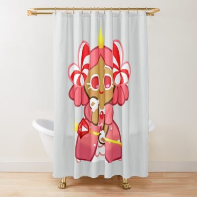 Princess Cookie! Cookie Run Kingdom Shower Curtain Official Cookie Run Kingdom Merch