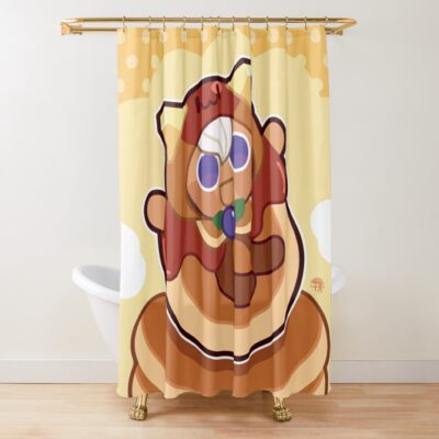 Pancake Cookie Run Kingdom Shower Curtain Official Cookie Run Kingdom Merch