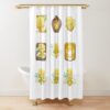 Angel Cookie! Cookie Run Kingdom Sticker Pack Shower Curtain Official Cookie Run Kingdom Merch